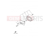 YAMAHA YFM 400 Kodiak YFM400FWA YFM400FWAN KODIAK 4WD (5GH9) 2001 TAILLIGHT