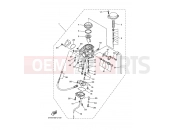 YAMAHA YFM 450 Grizzly YFM450FWAD YFM45FGPD GRIZZLY 450 EPS 4WD [USA] (1CTT) 2013 CARBURETOR