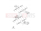 YAMAHA YFM 450 Grizzly YFM450FWAD YFM45FGPD GRIZZLY 450 EPS 4WD [USA] (1CTT) 2013 REAR ARM