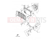 YAMAHA YFZ 450 YFZ450V YFZ450 50TH ANNIVERSARY SE (5TGG) 2006 RADIATOR & HOSE