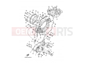 YAMAHA YFZ 450 YFZ450V YFZ450 50TH ANNIVERSARY SE (5TGG) 2006 CRANKCASE COVER 1