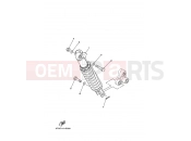 YAMAHA YFZ 450 YFZ450V YFZ450 50TH ANNIVERSARY SE (5TGG) 2006 REAR SUSPENSION