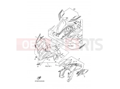YAMAHA YFZ 450 YFZ450V YFZ450 50TH ANNIVERSARY SE (5TGG) 2006 EMBLEM & LABEL 2