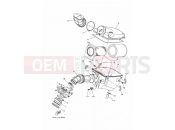 YAMAHA YFM 700 Grizzly YFM700FWAD YFM70GPLJ GRIZZLY 700 EPS 4WD LE [USA] (B1AP) 2018 INTAKE