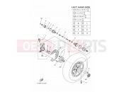 YAMAHA YFM 700 Grizzly YFM700FWAD YFM70GPLJ GRIZZLY 700 EPS 4WD LE [USA] (B1AP) 2018 FRONT WHEEL