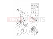 YAMAHA YFM 700 Grizzly YFM700FWAD YFM70GPLJ GRIZZLY 700 EPS 4WD LE [USA] (B1AP) 2018 REAR WHEEL