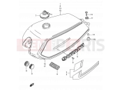 SUZUKI AX100 R (1994) 26 - FUEL TANK (MODEL R)