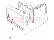 SUZUKI AX100 R (1994) 18 - HEADLAMP