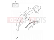 SUZUKI AX100 R (1994) 33 - REAR FENDER