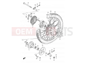 SUZUKI AX100 R (1994) 44 - REAR WHEEL (P36)