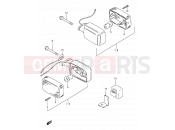 SUZUKI AX100 T (1996) 19B - TURN SIGNAL LAMP (MODEL V E94,P36,P48)