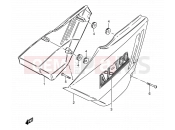 SUZUKI AX100 V (1997) 29A - FRAME COVER (MODEL T P09)