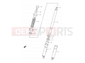 SUZUKI AX115 X (1999) 35A - FRONT FORK DAMPER (E71,E94,P36,P94)