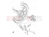 SUZUKI AX115 X (1999) 37 - FRONT WHEEL