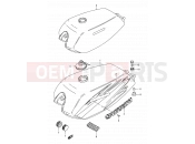 SUZUKI AX115 Y (2000) 23A - FUEL TANK (MODEL X/Y)