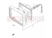 SUZUKI AX115 Y (2000) 16 - HEADLAMP