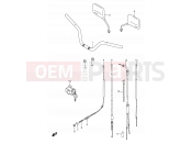 SUZUKI AX115 Y (2000) 28 - HANDLE BAR - CONTROL CABLE