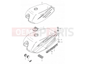SUZUKI AX115S W (1998) 23 - FUEL TANK (MODEL W)