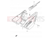 SUZUKI AX115S W (1998) 26 - FRAME COVER (MODEL W)