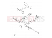 SUZUKI AX115S W (1998) 38 - REAR SWINGING ARM (E71,E94,P09,P94)