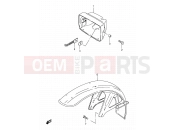 SUZUKI AX115S W (1998) 27 - HEADLAMP HOUSING - FRONT FENDER