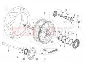 APRILIA Tuono V4 1100 E5+ (EU) Rear wheel