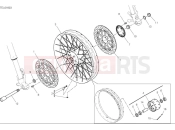 DUCATI Desert X Front wheel