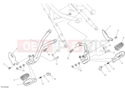 DUCATI Desert X Rally Rear footrests