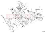 DUCATI Panigale V2 Superquadro Final Edition Rear subframe
