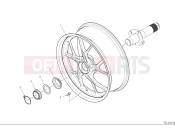 DUCATI Panigale V2 Superquadro Final Edition Rear wheel