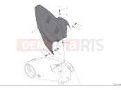 DUCATI Panigale V2 Superquadro Final Edition Rear mudguard