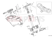 DUCATI Panigale V2 Superquadro Final Edition Steering assembly
