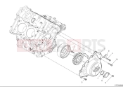 DUCATI 2025 Panigale V4 Tricolore Generator cover