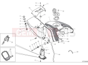 DUCATI 2025 Panigale V4 Tricolore Fuel tank