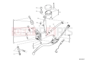 DUCATI 2025 Panigale V4 Tricolore Front brake pump