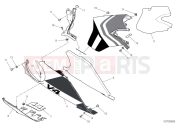 DUCATI 2025 Panigale V4 Tricolore Right side fairings