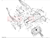 DUCATI 2025 Panigale V4 Tricolore Rear subframe