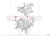DUCATI 2025 Panigale V4 Tricolore Crankcase