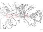DUCATI 2025 Panigale V4 Tricolore Clutch cover