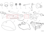 DUCATI 2025 Panigale V4 Tricolore Workshop service tools - frame