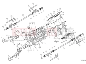 DUCATI 2025 Panigale V4 Tricolore Front cylinder head