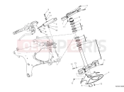 DUCATI 2025 Panigale V4 Tricolore Steering assembly