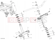 DUCATI Hypermotard 698 Mono Steering assembly