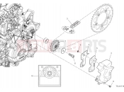 DUCATI Hypermotard 698 Mono Front sprocket & chain