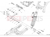 DUCATI Hypermotard 698 Mono Rear shock absorber