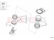 DUCATI Hypermotard 698 Mono Cylinder & piston