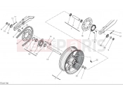 DUCATI 2025 Hypermotard 698 Mono RVE Rear wheel