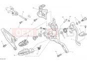 DUCATI 2025 Hypermotard 698 Mono RVE Right footrest