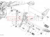 DUCATI 2025 Hypermotard 698 Mono RVE Left footrest