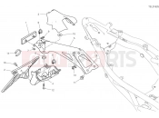 DUCATI Hypermotard 950 License plate holder